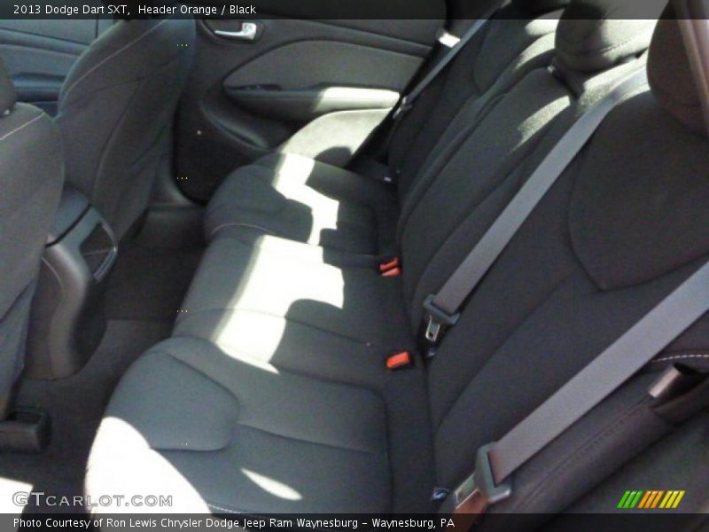 Header Orange / Black 2013 Dodge Dart SXT