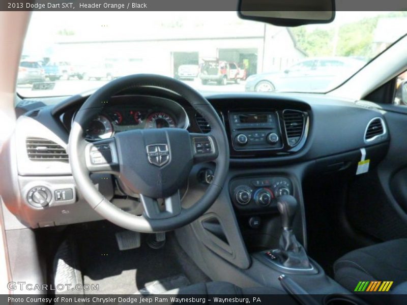 Header Orange / Black 2013 Dodge Dart SXT