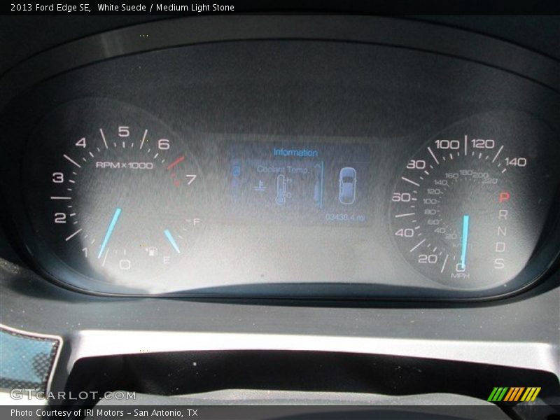 White Suede / Medium Light Stone 2013 Ford Edge SE
