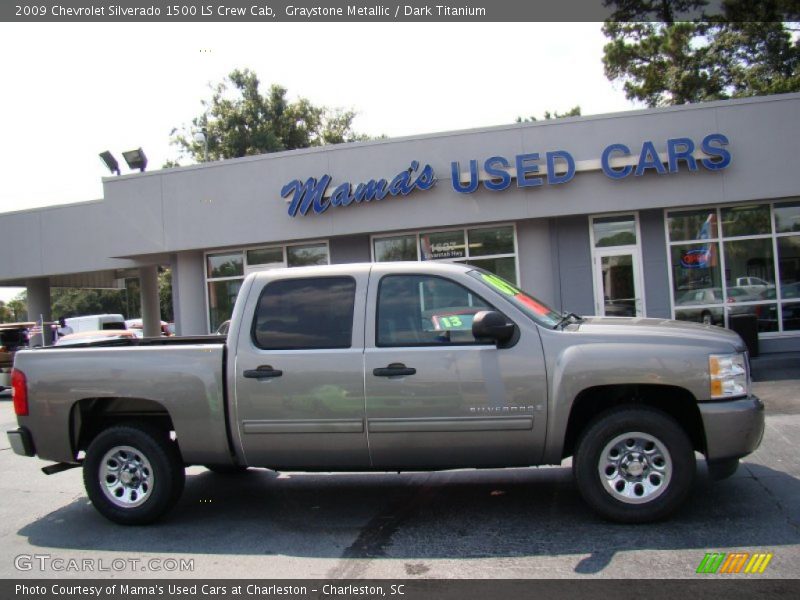 Graystone Metallic / Dark Titanium 2009 Chevrolet Silverado 1500 LS Crew Cab