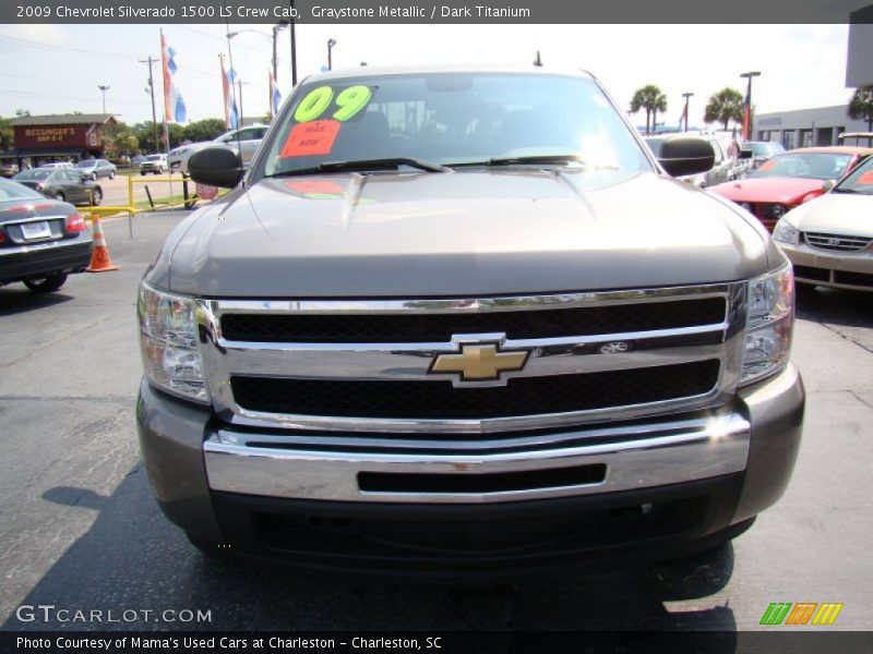 Graystone Metallic / Dark Titanium 2009 Chevrolet Silverado 1500 LS Crew Cab