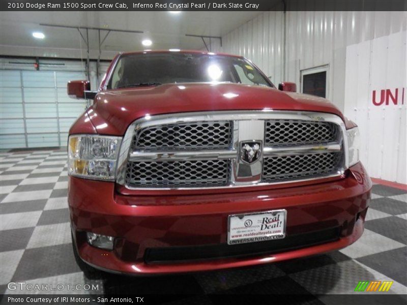 Inferno Red Crystal Pearl / Dark Slate Gray 2010 Dodge Ram 1500 Sport Crew Cab