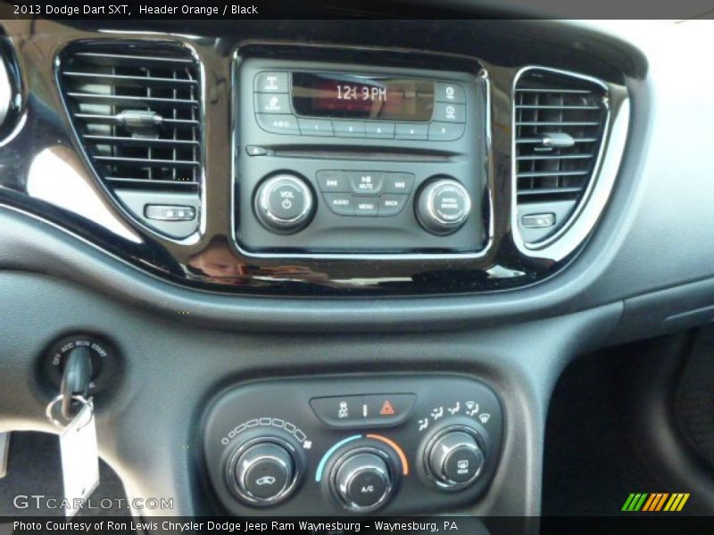 Header Orange / Black 2013 Dodge Dart SXT