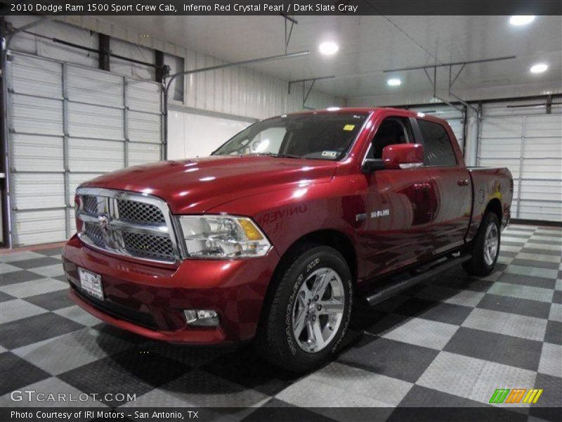 Inferno Red Crystal Pearl / Dark Slate Gray 2010 Dodge Ram 1500 Sport Crew Cab