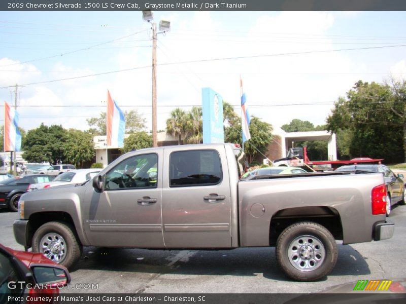 Graystone Metallic / Dark Titanium 2009 Chevrolet Silverado 1500 LS Crew Cab