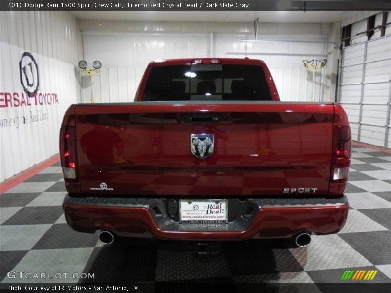 Inferno Red Crystal Pearl / Dark Slate Gray 2010 Dodge Ram 1500 Sport Crew Cab