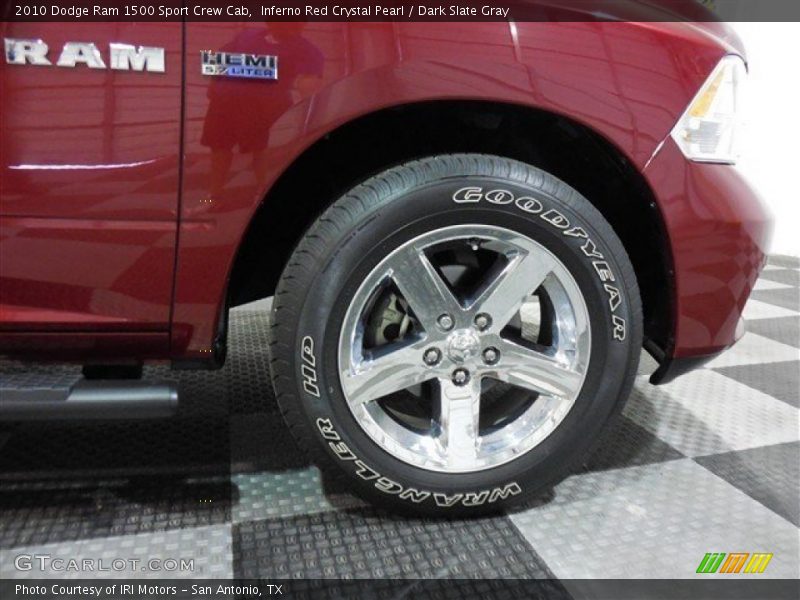 Inferno Red Crystal Pearl / Dark Slate Gray 2010 Dodge Ram 1500 Sport Crew Cab