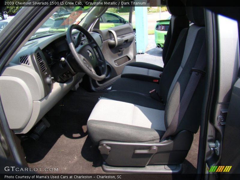 Graystone Metallic / Dark Titanium 2009 Chevrolet Silverado 1500 LS Crew Cab