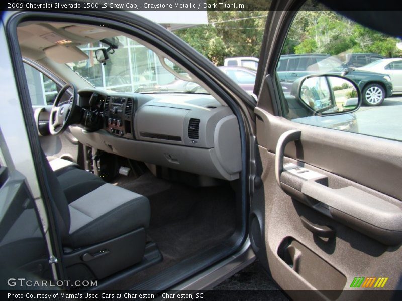 Graystone Metallic / Dark Titanium 2009 Chevrolet Silverado 1500 LS Crew Cab