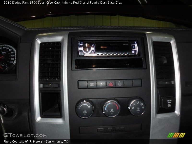 Inferno Red Crystal Pearl / Dark Slate Gray 2010 Dodge Ram 1500 Sport Crew Cab