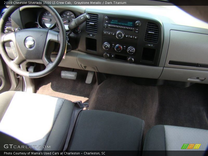 Graystone Metallic / Dark Titanium 2009 Chevrolet Silverado 1500 LS Crew Cab