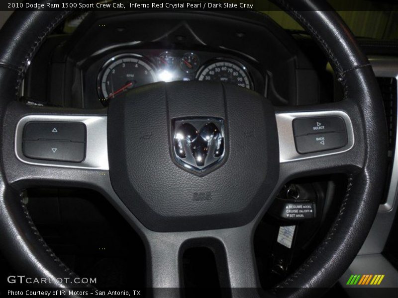 Inferno Red Crystal Pearl / Dark Slate Gray 2010 Dodge Ram 1500 Sport Crew Cab