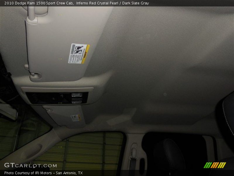Inferno Red Crystal Pearl / Dark Slate Gray 2010 Dodge Ram 1500 Sport Crew Cab