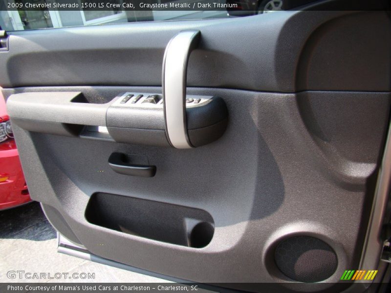 Graystone Metallic / Dark Titanium 2009 Chevrolet Silverado 1500 LS Crew Cab