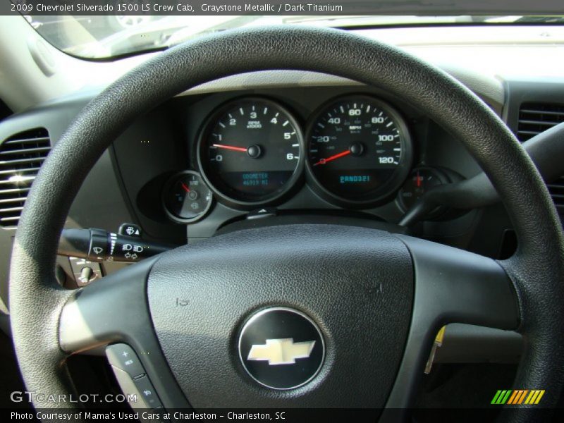 Graystone Metallic / Dark Titanium 2009 Chevrolet Silverado 1500 LS Crew Cab