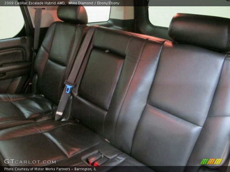 White Diamond / Ebony/Ebony 2009 Cadillac Escalade Hybrid AWD