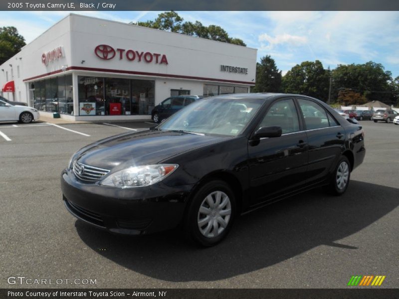 Black / Gray 2005 Toyota Camry LE