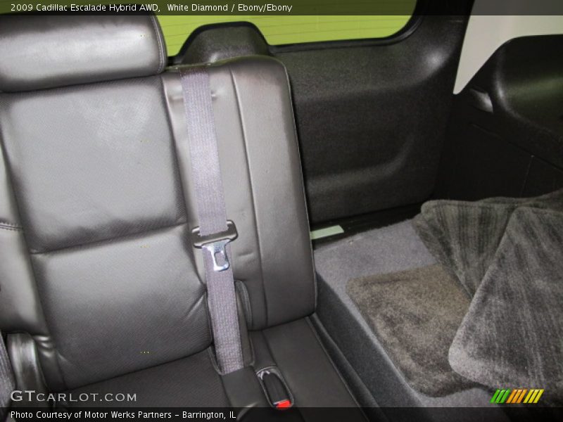 White Diamond / Ebony/Ebony 2009 Cadillac Escalade Hybrid AWD