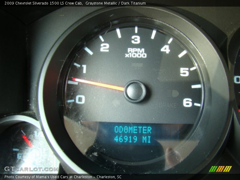 Graystone Metallic / Dark Titanium 2009 Chevrolet Silverado 1500 LS Crew Cab