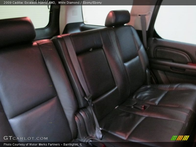 White Diamond / Ebony/Ebony 2009 Cadillac Escalade Hybrid AWD
