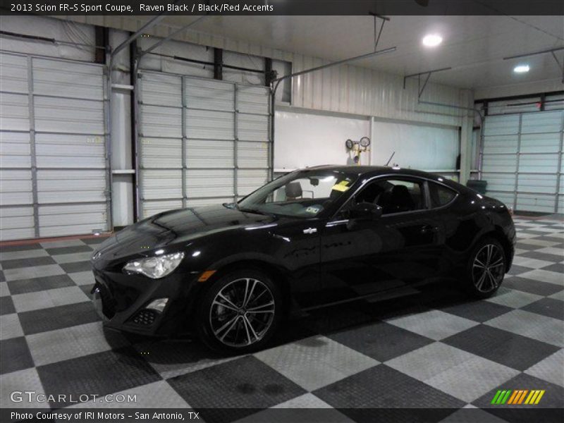 Raven Black / Black/Red Accents 2013 Scion FR-S Sport Coupe