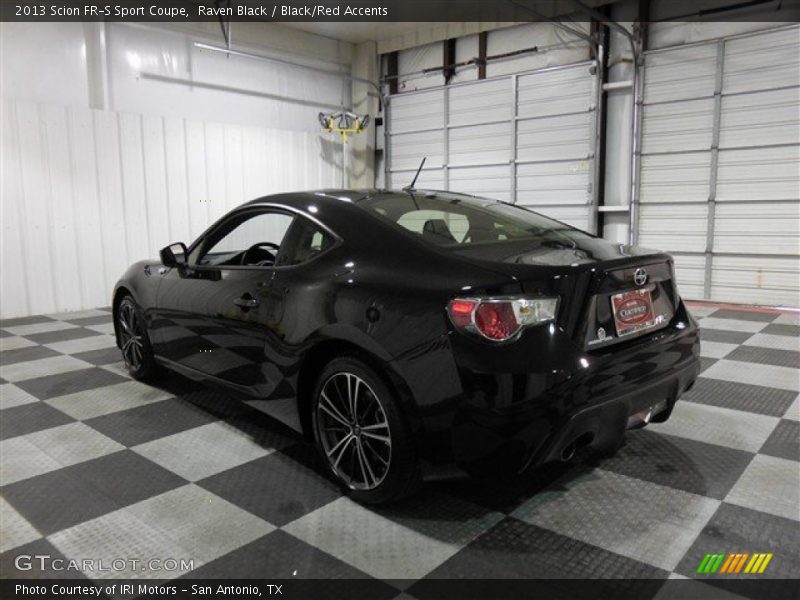 Raven Black / Black/Red Accents 2013 Scion FR-S Sport Coupe