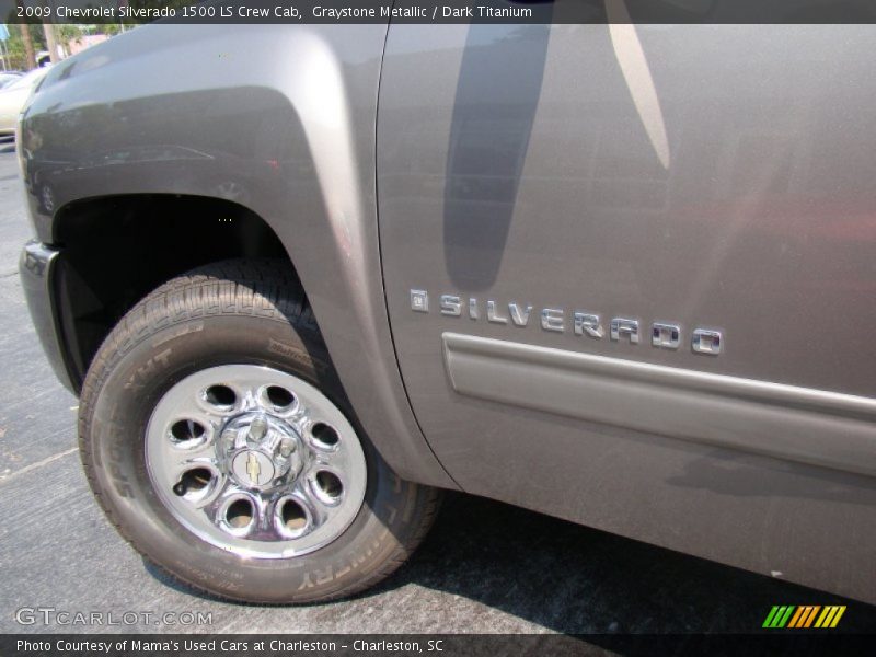 Graystone Metallic / Dark Titanium 2009 Chevrolet Silverado 1500 LS Crew Cab
