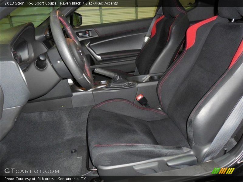 Raven Black / Black/Red Accents 2013 Scion FR-S Sport Coupe