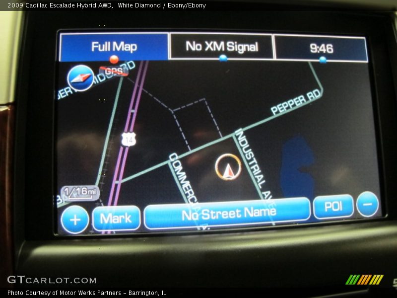 White Diamond / Ebony/Ebony 2009 Cadillac Escalade Hybrid AWD