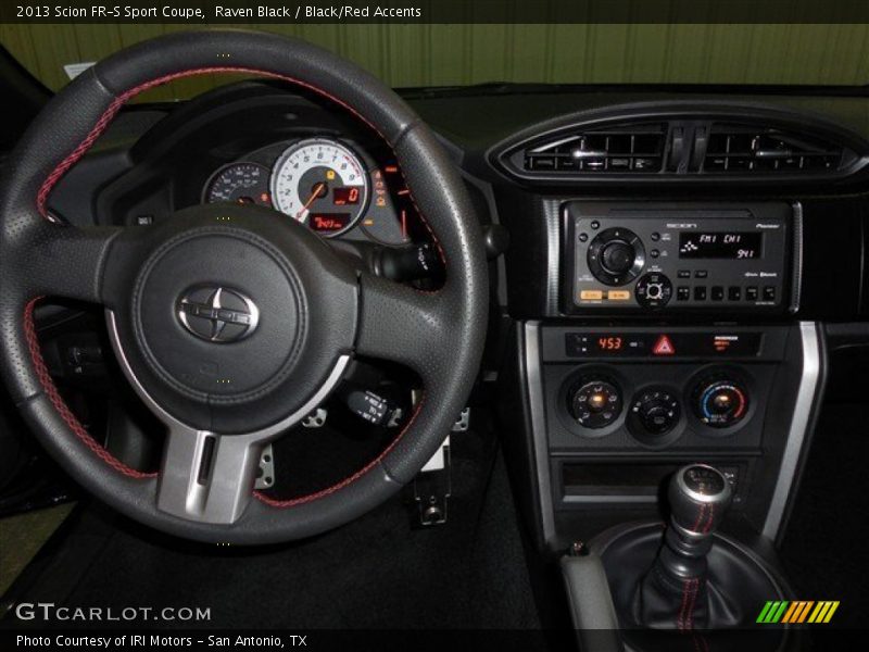 Raven Black / Black/Red Accents 2013 Scion FR-S Sport Coupe