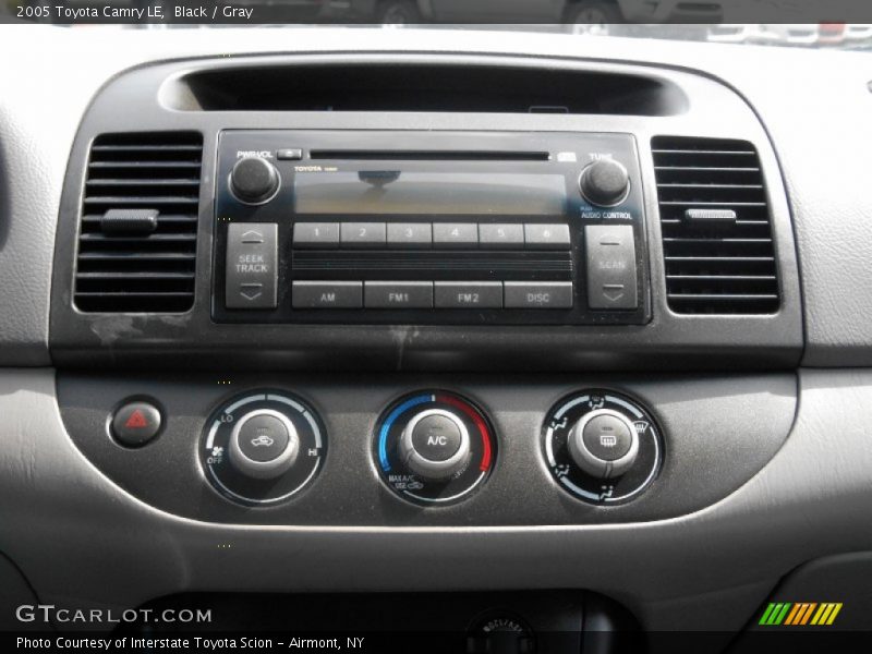 Black / Gray 2005 Toyota Camry LE