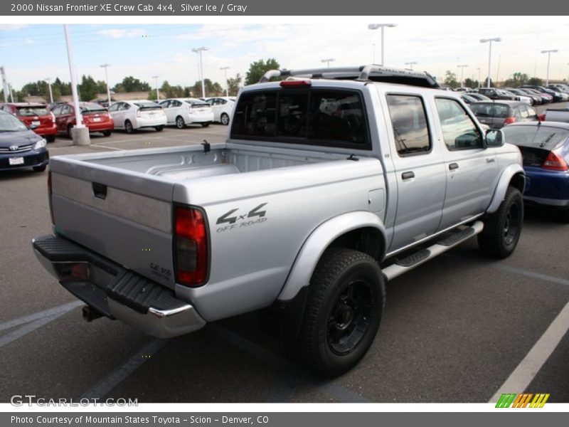Silver Ice / Gray 2000 Nissan Frontier XE Crew Cab 4x4