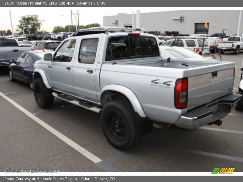 Silver Ice / Gray 2000 Nissan Frontier XE Crew Cab 4x4