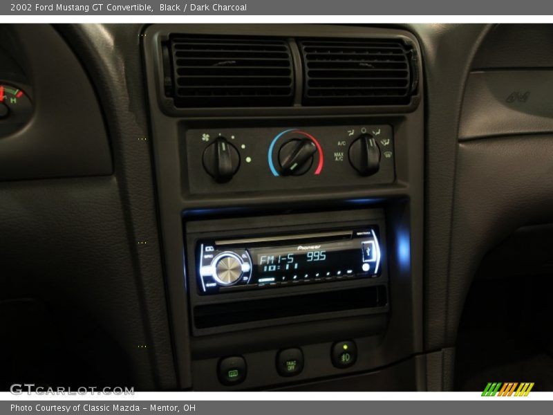 Black / Dark Charcoal 2002 Ford Mustang GT Convertible