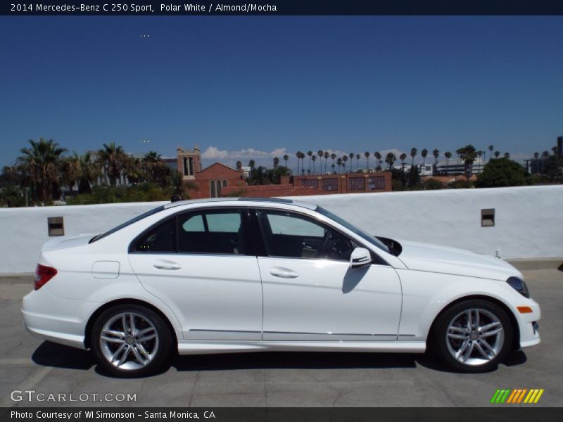 Polar White / Almond/Mocha 2014 Mercedes-Benz C 250 Sport