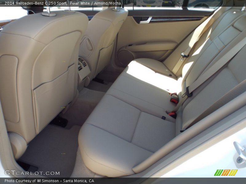 Polar White / Almond/Mocha 2014 Mercedes-Benz C 250 Sport