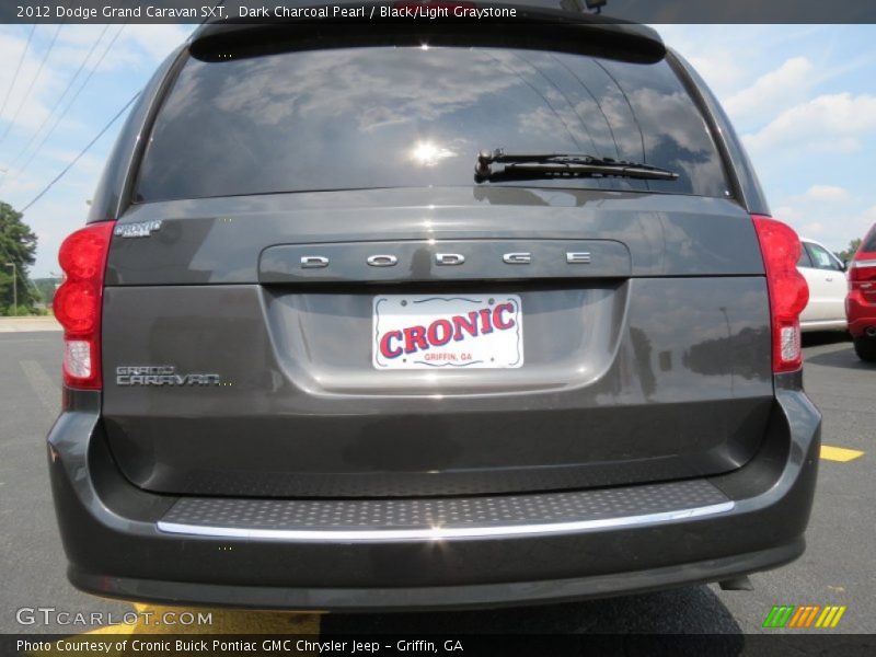 Dark Charcoal Pearl / Black/Light Graystone 2012 Dodge Grand Caravan SXT