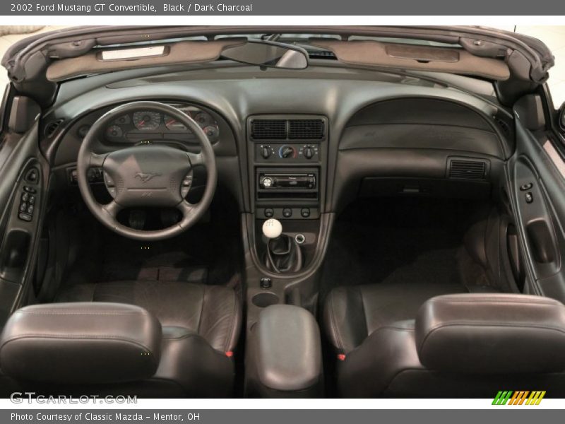  2002 Mustang GT Convertible Dark Charcoal Interior