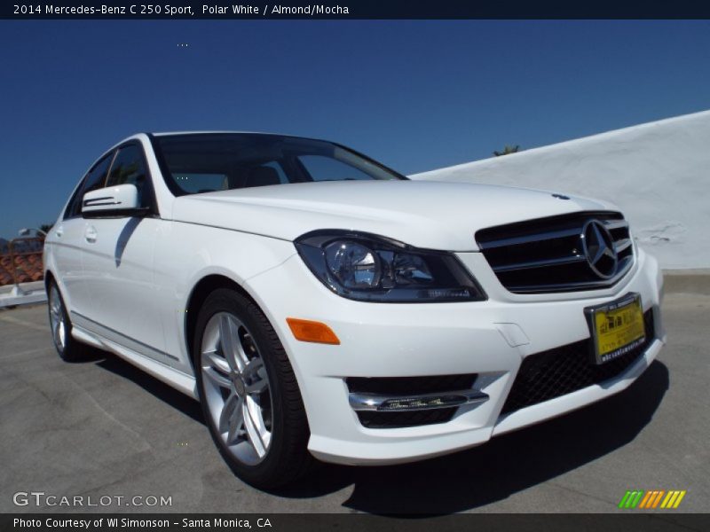 Polar White / Almond/Mocha 2014 Mercedes-Benz C 250 Sport