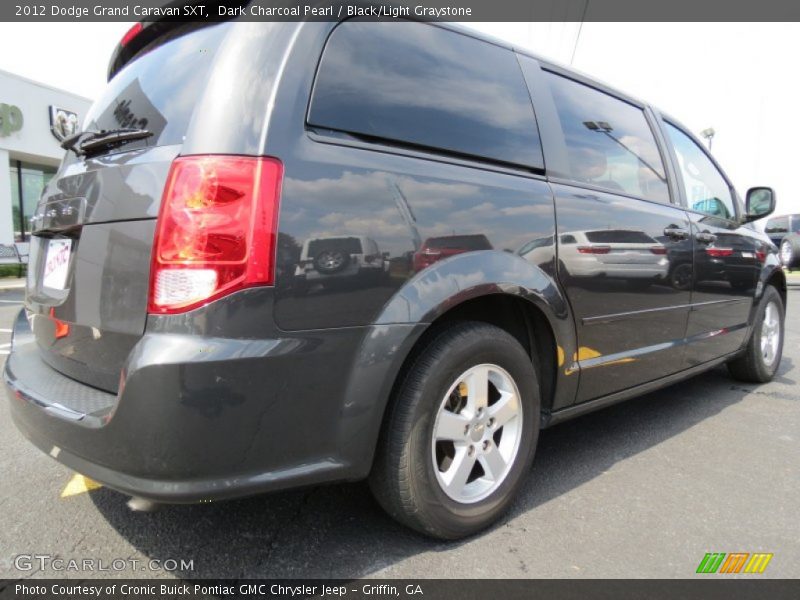 Dark Charcoal Pearl / Black/Light Graystone 2012 Dodge Grand Caravan SXT
