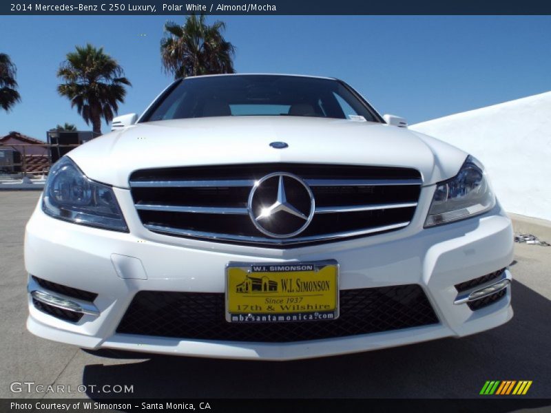 Polar White / Almond/Mocha 2014 Mercedes-Benz C 250 Luxury