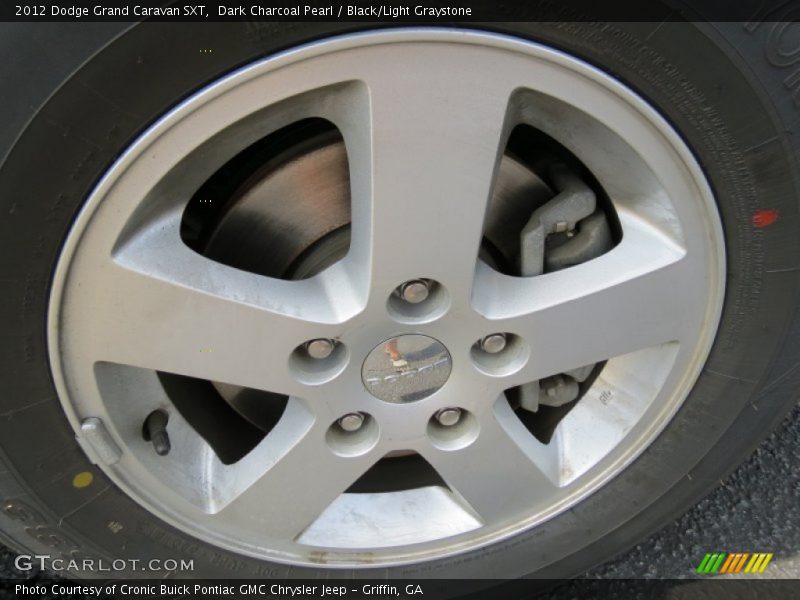 Dark Charcoal Pearl / Black/Light Graystone 2012 Dodge Grand Caravan SXT