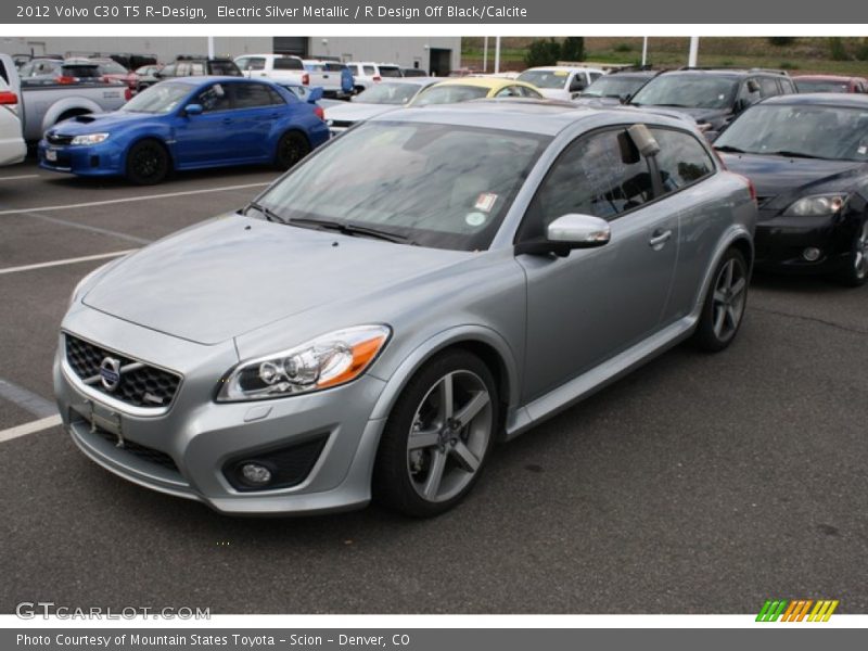 Electric Silver Metallic / R Design Off Black/Calcite 2012 Volvo C30 T5 R-Design