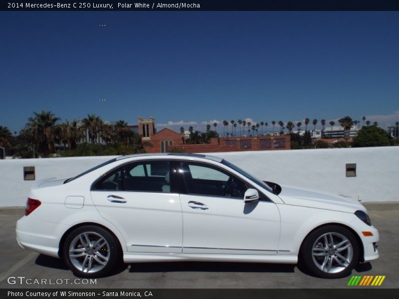 Polar White / Almond/Mocha 2014 Mercedes-Benz C 250 Luxury
