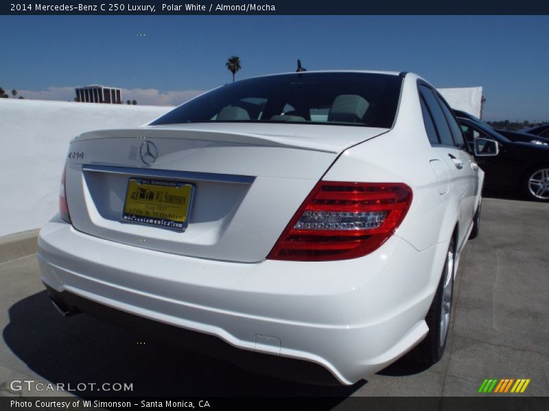 Polar White / Almond/Mocha 2014 Mercedes-Benz C 250 Luxury