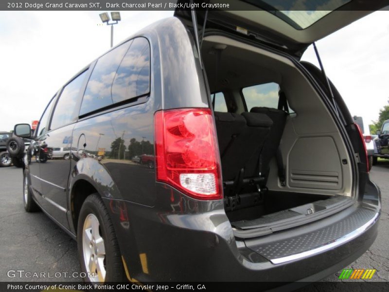 Dark Charcoal Pearl / Black/Light Graystone 2012 Dodge Grand Caravan SXT