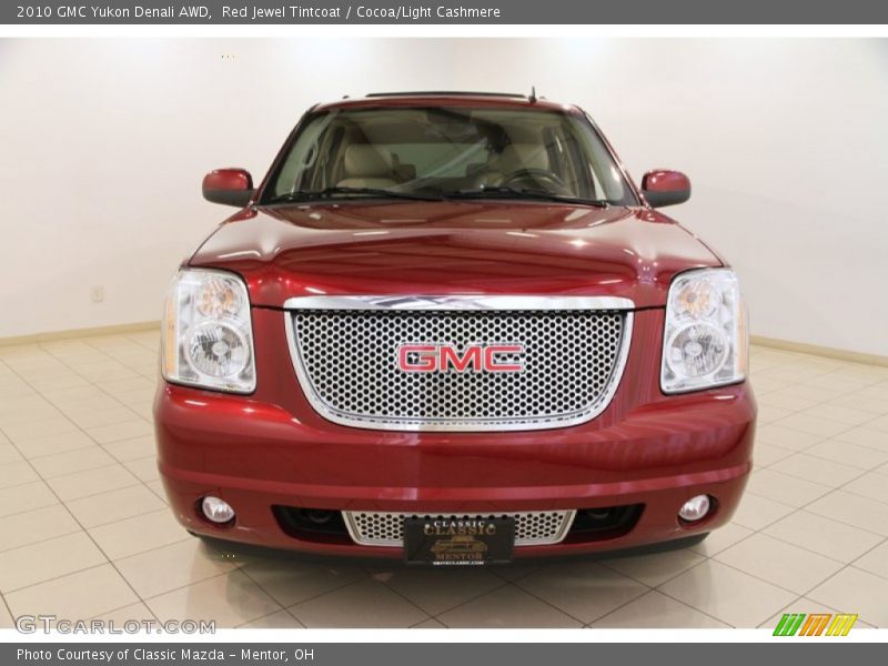 Red Jewel Tintcoat / Cocoa/Light Cashmere 2010 GMC Yukon Denali AWD