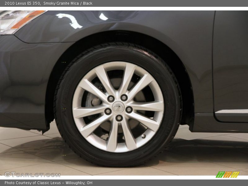 Smoky Granite Mica / Black 2010 Lexus ES 350