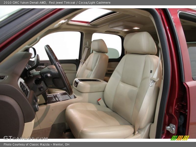Red Jewel Tintcoat / Cocoa/Light Cashmere 2010 GMC Yukon Denali AWD