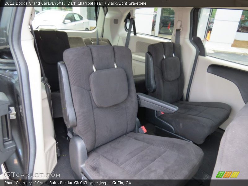 Dark Charcoal Pearl / Black/Light Graystone 2012 Dodge Grand Caravan SXT